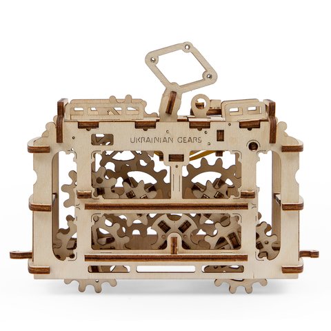 Механический 3D-пазл UGEARS Трамвайчик Превью 2