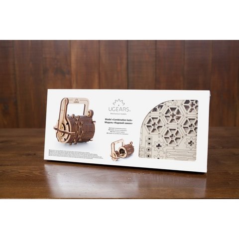 Механический 3D-пазл UGEARS Кодовый замок Превью 6