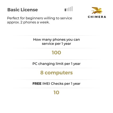 Ліцензія Chimera Tool Basic на 1 рік Прев'ю 1