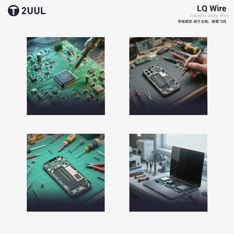 Струмопровідний лак 2UUL SC95, 2 г, silver conductive paint Прев'ю 4