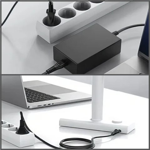 Cable de alimentación С7 puede usarse con convertidores multimedia, negro, 1.5 m Vista previa  2
