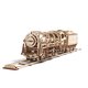 Mechanical 3D Puzzle UGEARS Locomotive with Tender Preview 4