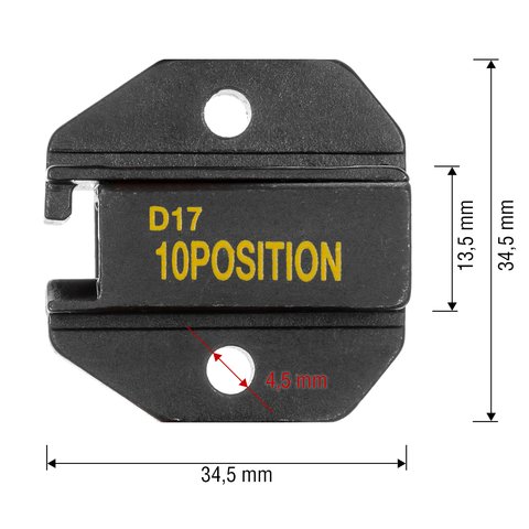 Mordazas para crimpadora Pro'sKit 1PK-3003D17 Vista previa  1