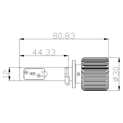 Juego de luces LED principales para coche UP-7HL-880W-4000Lm (880, 4000 lm, luz blanca fría) Vista previa  1