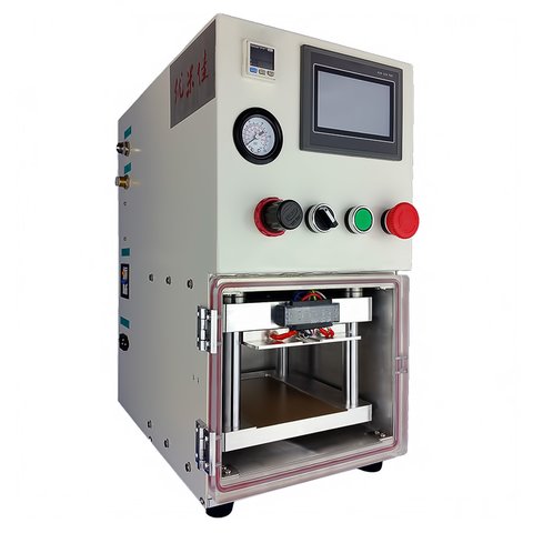 Dispositivo para pegar módulos de pantallas YMJ 3-01, vacío, sirve para las pantallas de hasta 7" Vista previa  1