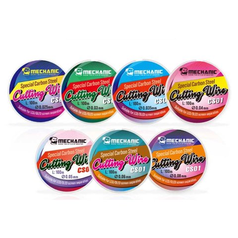 Hilo para separar el vidrio Mechanic CS01, 0.08 mm, 100 m Vista previa  2