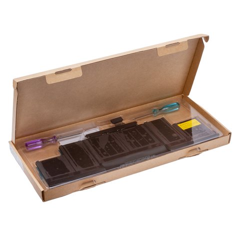 Batería A1417 puede usarse con Apple MacBook Pro 15'', Li-Polymer, 10.95 V, 8460 mAh, Original (PRC), (A1398) Vista previa  1