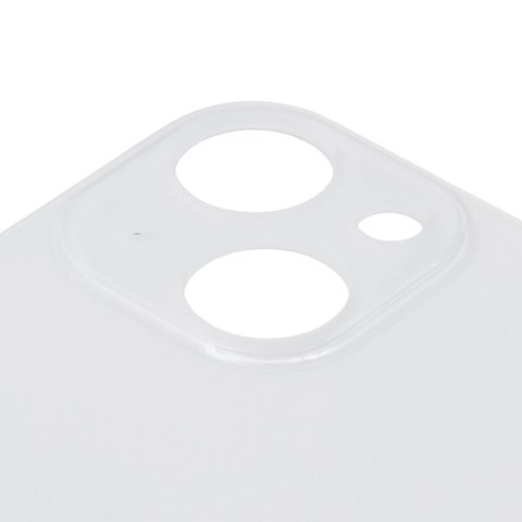 Panel trasero de carcasa puede usarse con iPhone 13, blanco, no es necesario desmontar la cámara, Original (PRC), big hole Vista previa  1