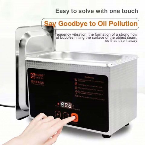 Baño de ultrasonido Amaoe UC-L08, 0.8 l, 35 W Vista previa  1