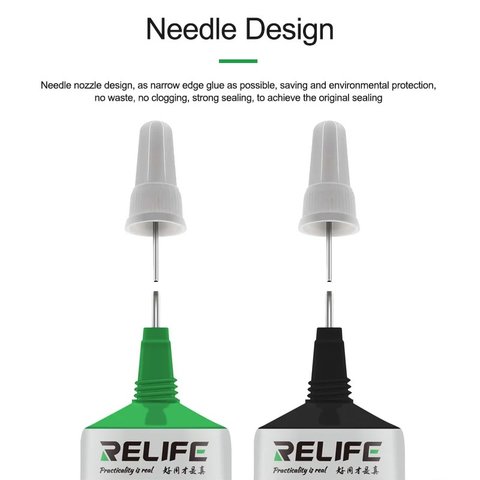 Adhesivos sellador RELIFE CP-0001, para pegar tapas traseras, para marcos de pantalla, 50 ml, transparente Vista previa  1