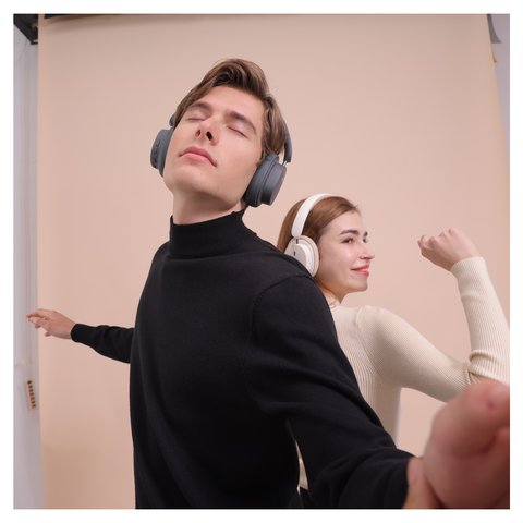 Навушники Baseus Bowie D05, біла, бежева, бездротова, bluetooth 5.3, #NGTD020202 Прев'ю 4