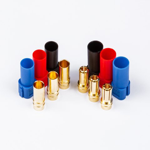 Силовий роз'єм живлення Amass XT150-F, "мама", синій Прев'ю 1