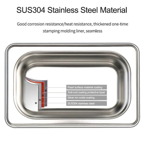 Ультразвуковая ванна Sunshine SS-6508T, 0,8 л, 50 Вт Превью 2