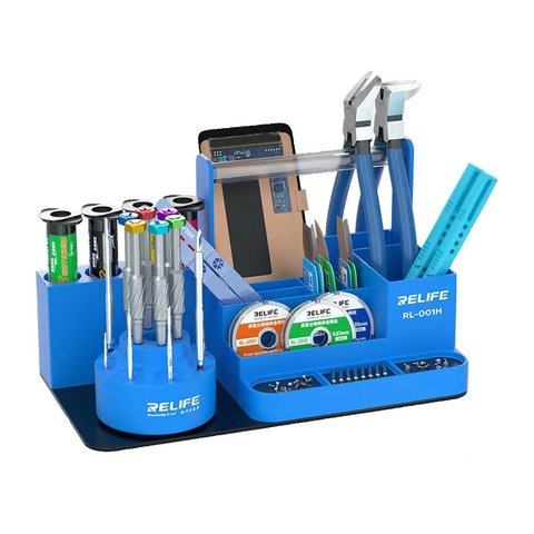 Органайзер RELIFE RL-001H, для инструментов, металл, синий, 255x143x130mm Превью 1