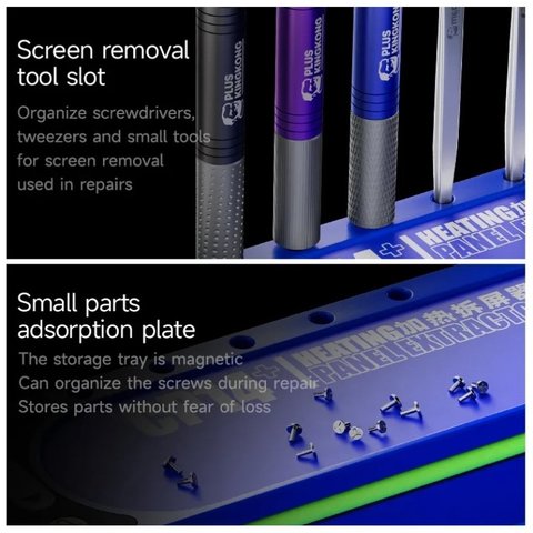 Нагревательный коврик для разборки (cепаратор) Mechanic CP14+, 350x225 мм, с подсветкой, 50-120°C Превью 2
