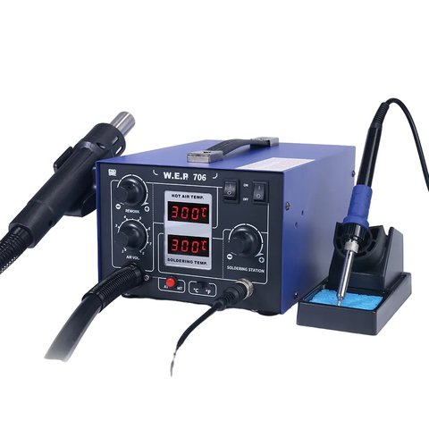 Термовоздушная паяльная станция WEP 706 Превью 1