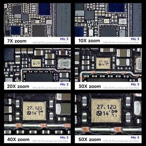 Мікроскоп Mechanic MIC3-B11, тринокулярний, 7-50X Прев'ю 7